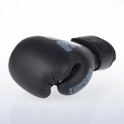 Fighter SIAM Boxing Gloves - Black/grey, FBG-003B