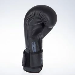 Fighter SIAM Boxing Gloves - Black/grey, FBG-003B