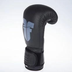 Fighter SIAM Boxing Gloves - Black/grey, FBG-003B