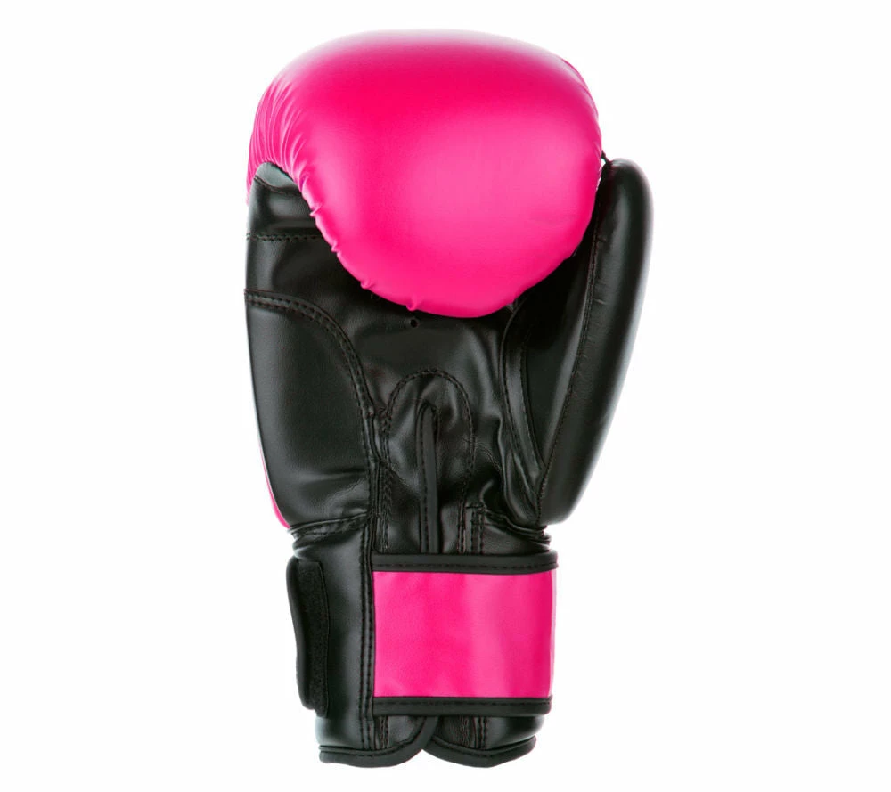Discount 🎁 Fighter Synthetic Leather PU Basic Neon Pink/Black 6-12oz Boxing Gloves, 1376APUFP 🛒 4 Fighter Synthetic Leather PU Basic Neon Pink/Black 6-12oz Boxing Gloves, 1376APUFP