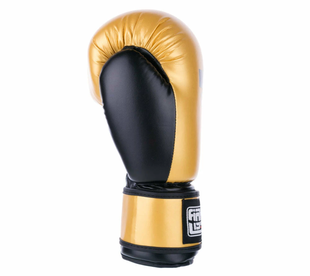 Wholesale 🔥 PU Basic Fighter Gloves - Gold/black, 1376APUGL 🛒 5 PU Basic Fighter Gloves - Gold/black, 1376APUGL