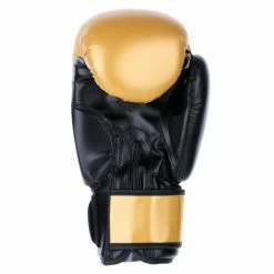 PU Basic Fighter Gloves - Gold/black, 1376APUGL