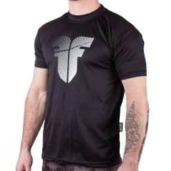 APPAREL Fighter Training T-Shirt - Black/white, FTSC-01