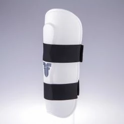 Best Sale 🌟 PROTECTION Shin Guard Fighter Ergo - White, FSG-001W 👍 10 PROTECTION Shin Guard Fighter Ergo - White, FSG-001W