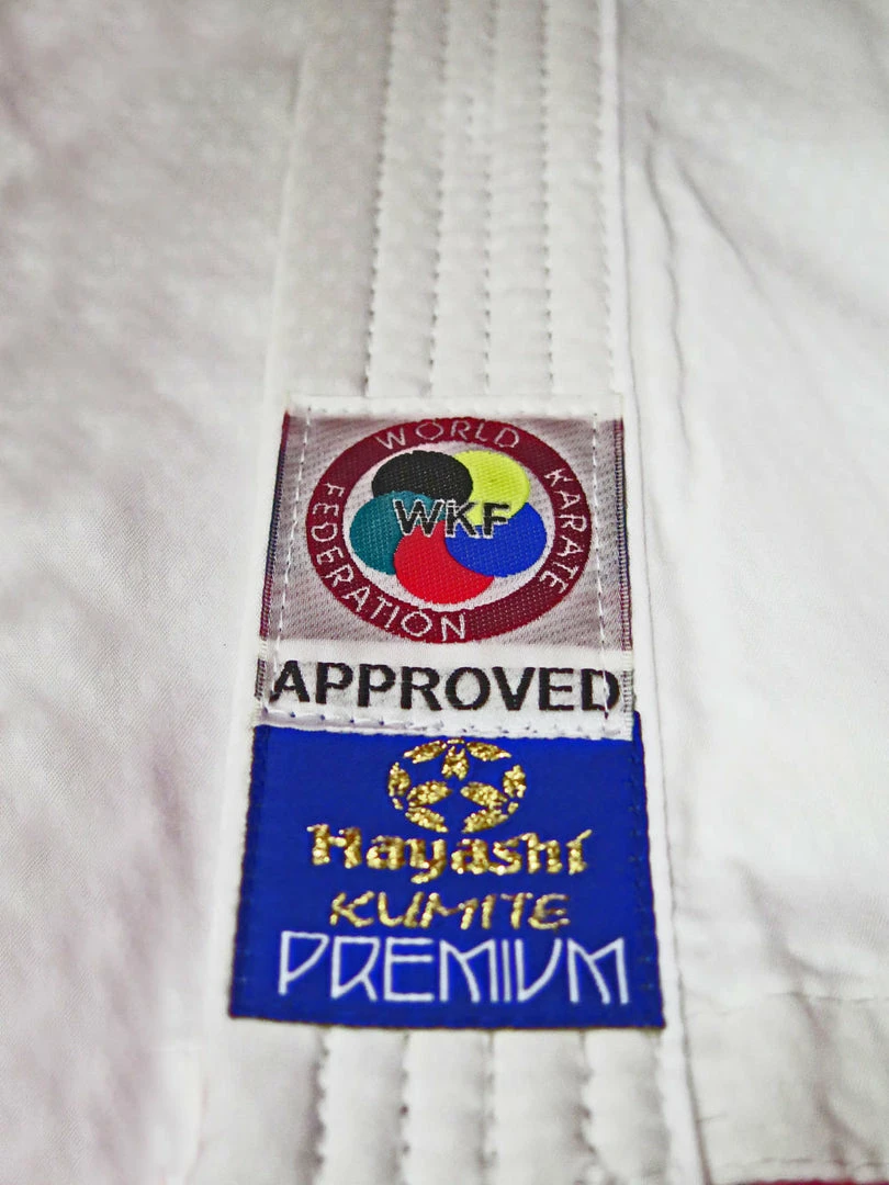 New ✔️ Uniforms & Gi Hayashi White Karate-gi PREMIUM KUMITE 100% Polyester Ultra-Light, 0473-1 ✔️ 9 Uniforms & Gi Hayashi White Karate-gi PREMIUM KUMITE 100% Polyester Ultra-Light, 0473-1
