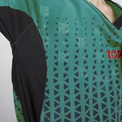 TopTen UNIFORMS TOP TEN Graphic Uniform - Green/blue, 16831-GRB