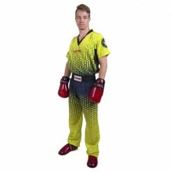 TopTen UNIFORMS TOP TEN Graphic Uniform - Yellow/blue, 16831-YB