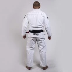 Fighter BJJ Gi Pearl Weave Uniform - White, BJJBW-08 UNIFORMS