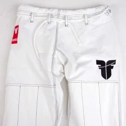 Fighter BJJ Gi Pearl Weave Uniform - White, BJJBW-08 UNIFORMS