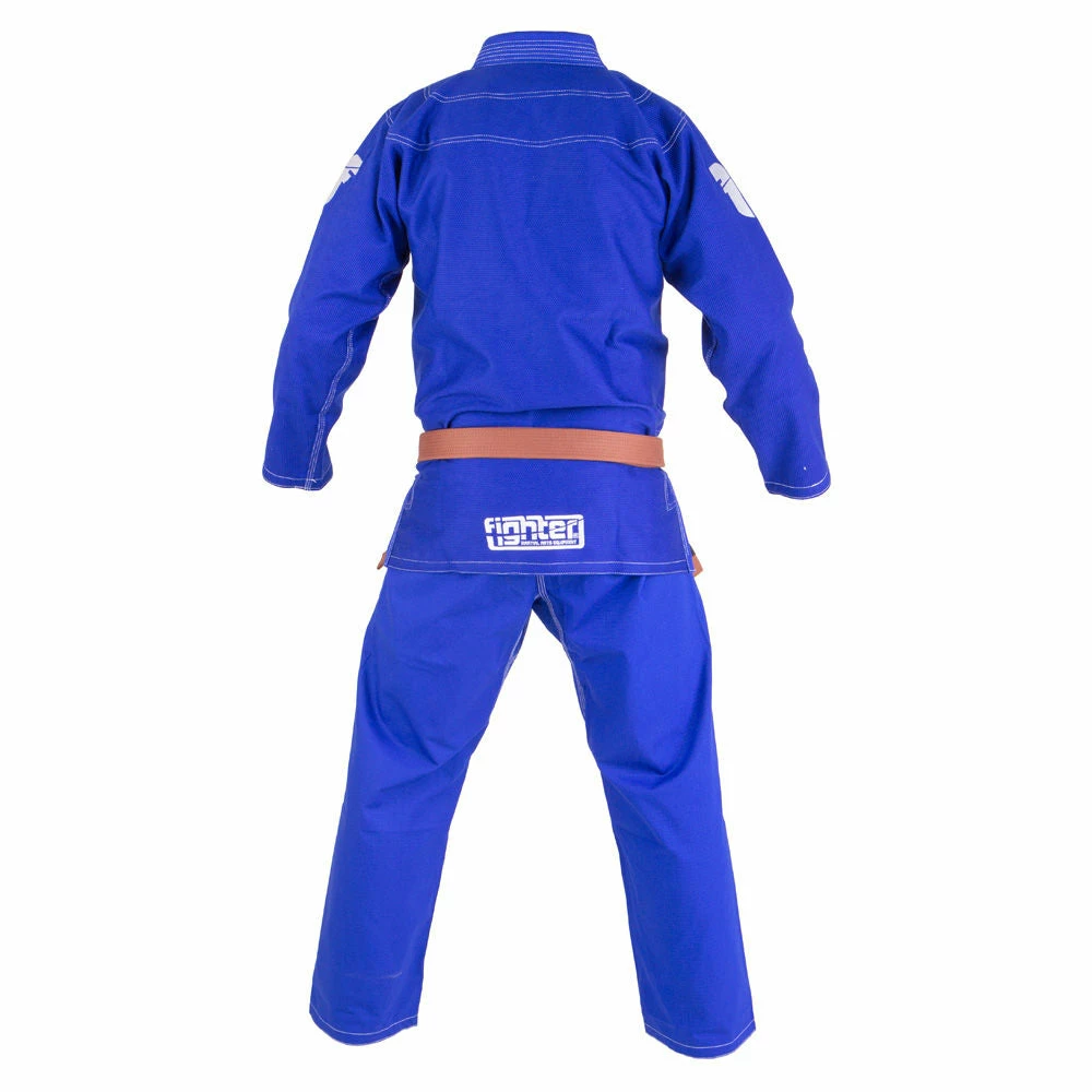 Deals 💯 Fighter BJJ Gi Pearl Weave Uniform - Blue, BJJBLU-07 UNIFORMS 🎉 4 Fighter BJJ Gi Pearl Weave Uniform - Blue, BJJBLU-07 UNIFORMS