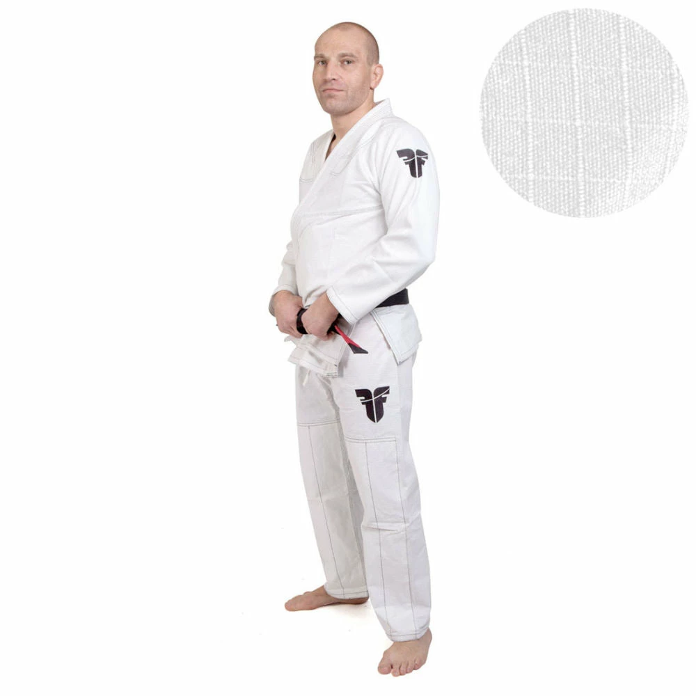 Promo ✔️ Fighter BJJ Gi Ripstop Uniform - White, BJJBW-05 UNIFORMS 👏 3 Fighter BJJ Gi Ripstop Uniform - White, BJJBW-05 UNIFORMS