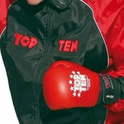 TopTen Top Ten Team Warm Up Suit - Black/red, 0725S