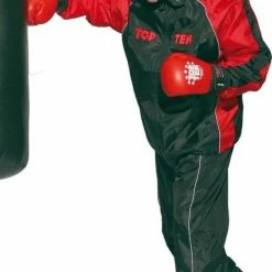 TopTen Top Ten Team Warm Up Suit - Black/red, 0725S