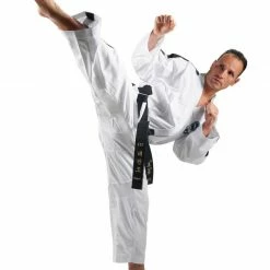 TopTen TOP TEN ITF Taekwon-Do Instructor Uniform - Diamond Polyester Dobok, 16781-1 UNIFORMS