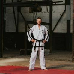 TopTen TOP TEN ITF Taekwon-Do Instructor Uniform - Diamond Polyester Dobok, 16781-1 UNIFORMS
