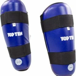 PROTECTION Shinguards Top Ten WAKO - Blue