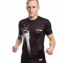 TopTen MMA TOP TEN Rashguard Comet - Black/white, 1407-9 OFFERS