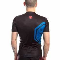 TopTen MMA TOP TEN Rashguard SuperStar - Black/blue, 1408-9 OFFERS