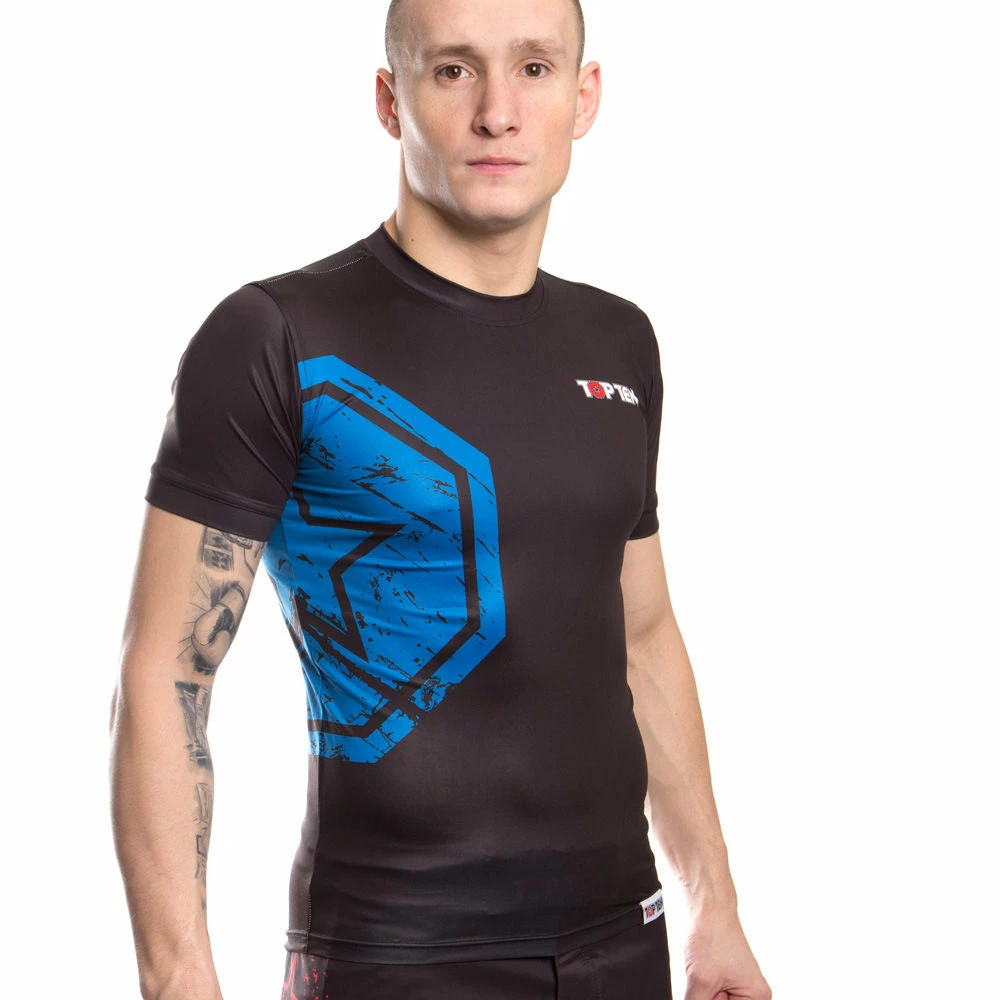 Best reviews of 🤩 TopTen MMA TOP TEN Rashguard SuperStar - Black/blue, 1408-9 OFFERS 💯 3 TopTen MMA TOP TEN Rashguard SuperStar - Black/blue, 1408-9 OFFERS