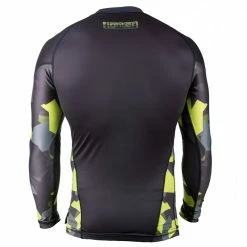 OFFERS Rashguard Fighter Long Sleeves - Black/Camo, FRG-01