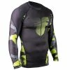 OFFERS Rashguard Fighter Long Sleeves - Black/Camo, FRG-01