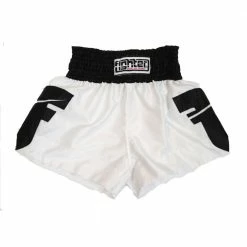 OFFERS Fighter Thai Shorts - White/black, F010