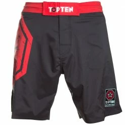 TopTen MMA TOP TEN MMA Shorts SuperStar - Black/red, 1874-9