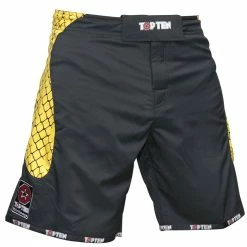 TopTen MMA Top Ten MMA Shorts - Black/yellow, 1872-2