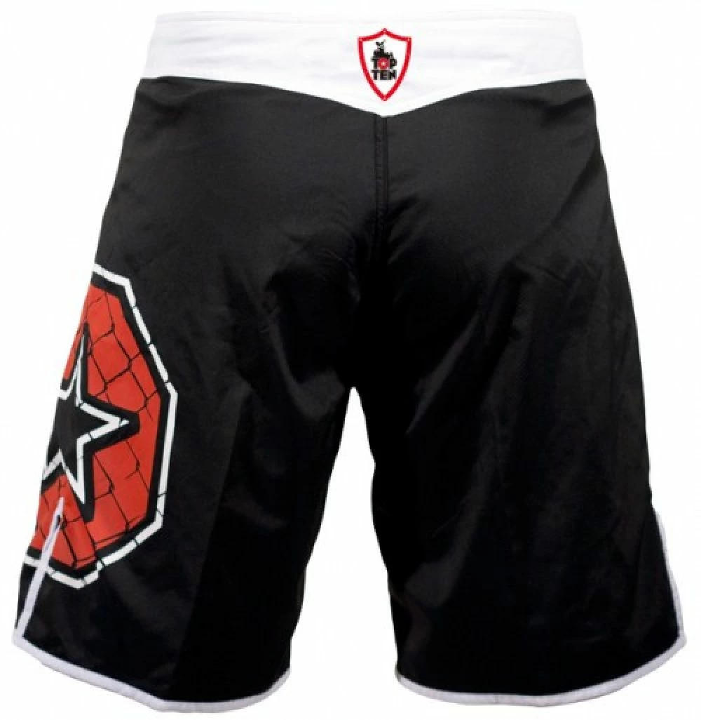 Best deal 🧨 TopTen MMA Top Ten MMA Shorts - Black/white/red, 1877-9 🧨 5 TopTen MMA Top Ten MMA Shorts - Black/white/red, 1877-9