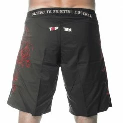 TopTen MMA OFFERS Top Ten MMA Dragon Shorts - Black/red, 1883-4