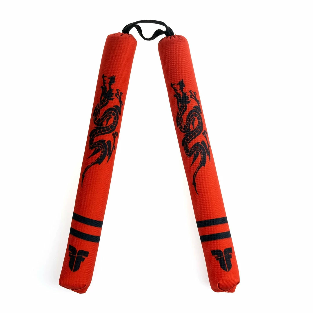 Best Sale โจ Fighter Soft Dragon Nunchaku - Red ๐ 3 Fighter Soft Dragon Nunchaku - Red