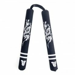 Fighter Soft Dragon Nunchaku - Black/white