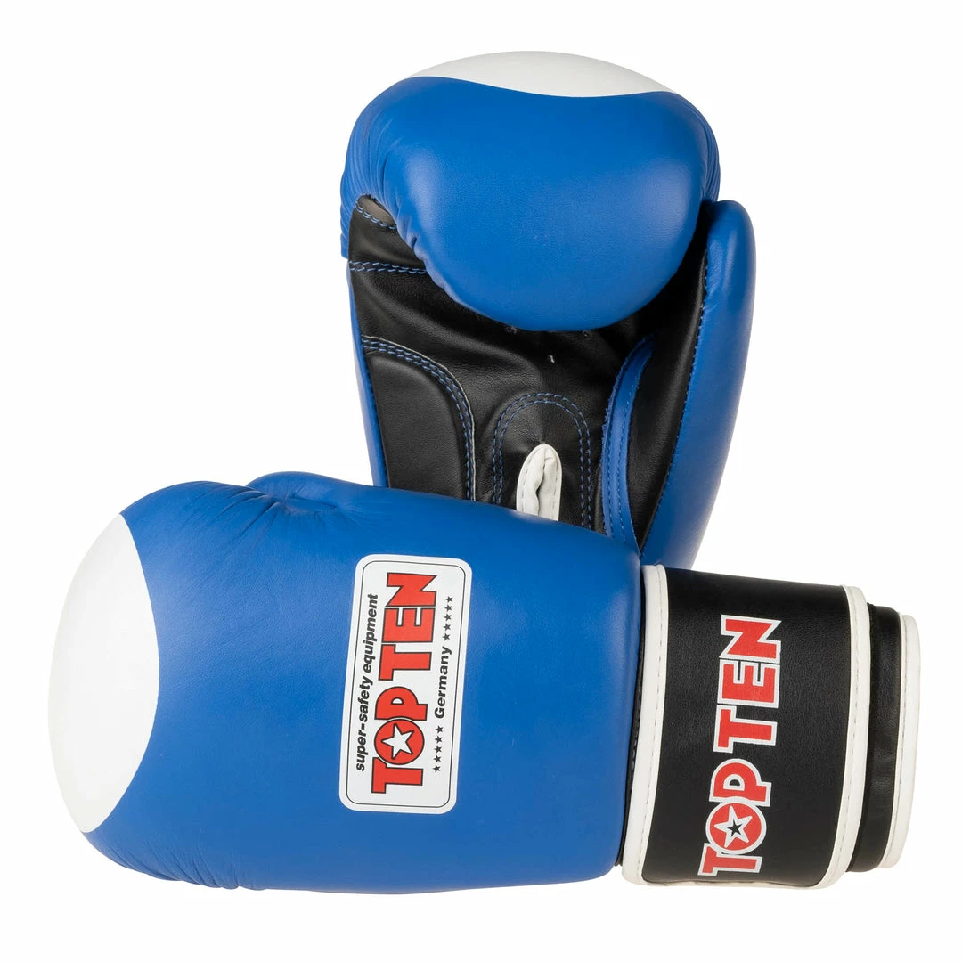 Discount 😀 TopTen Top Ten Official WAKO Competition Kickboxing Gloves - Blue ⭐ 3 TopTen Top Ten Official WAKO Competition Kickboxing Gloves - Blue