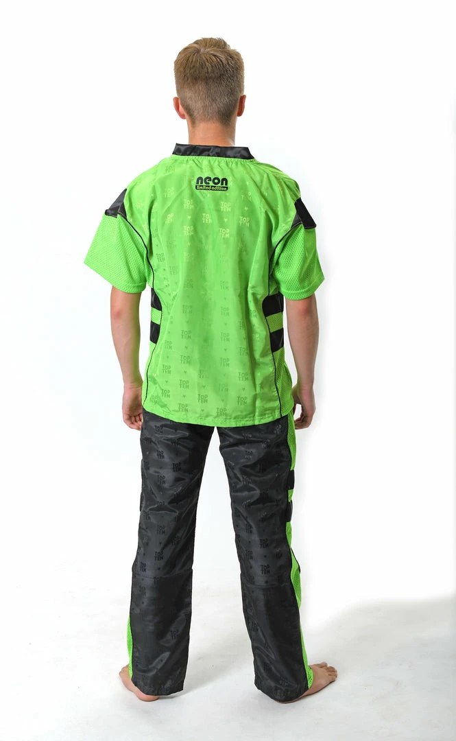 New ๐ TopTen OFFERS Fight Suit TOP TEN -uniform- Neon Green/black, 1681-51 โ๏ธ 4 TopTen OFFERS Fight Suit TOP TEN -uniform- Neon Green/black, 1681-51