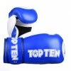 Brand new โ๏ธ TopTen TOP TEN STAR Blue/White XLP WAKO Boxing Gloves, 2068-6 ๐ฏ 1 TopTen TOP TEN STAR Blue/White XLP WAKO Boxing Gloves, 2068-6