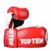 New ๐ TopTen TOP TEN STAR Red/White XLP WAKO Kickboxing Gloves, 2068-4 ๐ 1 TopTen TOP TEN STAR Red/White XLP WAKO Kickboxing Gloves, 2068-4