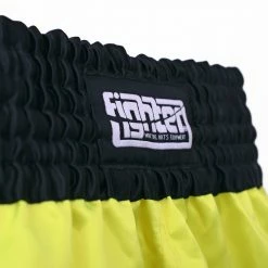 Fighter Thai Shorts Bangkok Plain - Neon Yellow/black, FP08 APPAREL