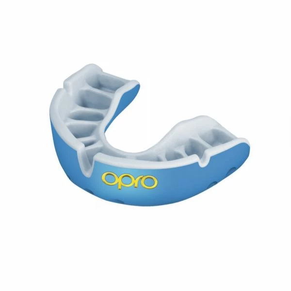 Best Sale ๐ OPRO Mouth Guard Junior Gold - Sky Blue/Prl ๐ 3 OPRO Mouth Guard Junior Gold - Sky Blue/Prl