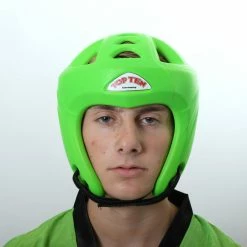 TopTen Top Ten Neon Green Avantgarde Head Guard, 4066-5