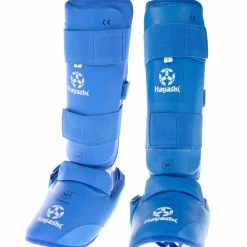 Hayashi WKF Foot And Shin Protection - Blue, 343-6