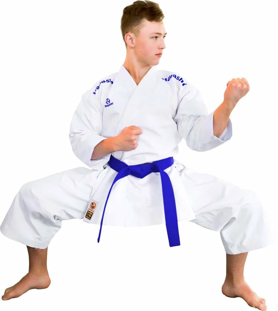 Discount 🤩 Hayashi Karate-Gi Bunkai - BLUE EMBROIDERY Uniforms & Gi 🧨 4 Hayashi Karate-Gi Bunkai - BLUE EMBROIDERY Uniforms & Gi