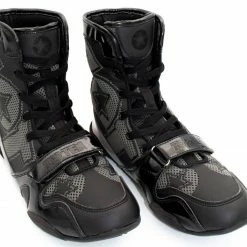 Hot Sale 🔥 TopTen FOOTWEAR Top Ten Generation 2020 Boxing 👟 Shoes - Black/Grey 👏 11 TopTen FOOTWEAR Top Ten Generation 2020 Boxing Shoes - Black/Grey