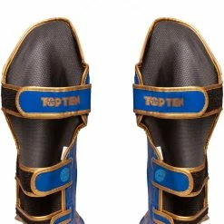 TopTen TOP TEN Shin And Instep Guard “Lowkick” WAKO - Blue, 32194-6 PROTECTION