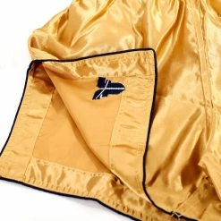 Fighter Thai Shorts Bangkok Plain - Gold/black, FP05